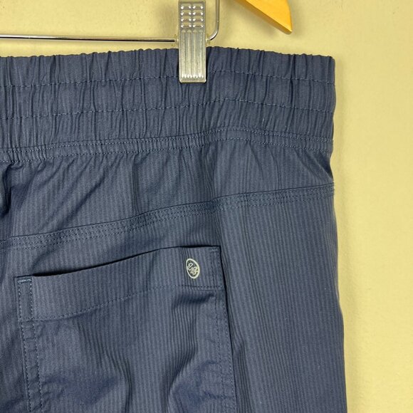 Eddie Bauer‎ Pants Womens XL Navy Pull On Nylon Hiking Ruched Outdoor Drawstring - Picture 8 of 14